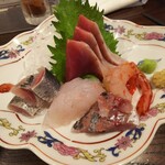 金町製麺 - 刺身盛