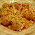 菜根譚 北海道中華 - ワンタンのゴマだれあえ