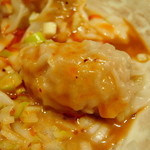 菜根譚 北海道中華 - ワンタンのゴマだれあえ