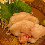 菜根譚 北海道中華 - 鰈の刺身