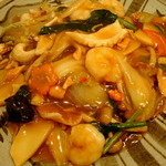 菜根譚 北海道中華 - 海鮮あんかけ焼きそば