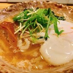 Sake Sakana Tanagokoro - おでんのお出汁でなべ焼きうどん