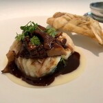 ラ クレリエール - 2020.3.  山口県萩産 虎河豚のムニエルとその白子ポシェとカマのフリット