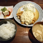 地鶏もも炭火焼き 嵐坊 - 