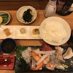 加賀本店 - 得ランチ（刺身）1,000円