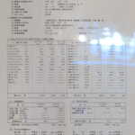 花仙庵 仙仁温泉 岩の湯 - 仙仁温泉の分析書。濃度スコア600の単純温泉、マイルドで湯あたりしない感じ