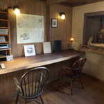 花仙庵 仙仁温泉 岩の湯 - 一人でちょっと音楽を聞いたり、読書するのに良さそうな空間。本当に贅沢な空間の使い方です