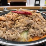 吉野家 - 麻辣牛鍋膳 肉2倍盛 アップ