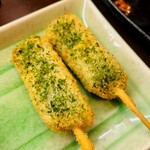 串揚げ まる勝 - こんにゃく海苔塩