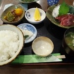 旬味清蔵 - かつお刺身定食（１２年５月）