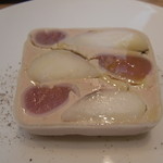 ラス - フォアグラと長いも、鶏ささみのテリーヌ（これスゲー美味い）