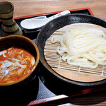 讃岐つけ麺 寒川 - オリーブ豚とネギのつけ麺