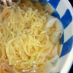 安兵衛 - 塩チャーシューワンタンメン　(麺)