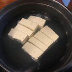 佐嘉平川屋 - 湯豆腐（加熱前）