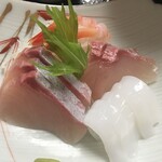 宗庵 よこ長 - 刺身（湯刺身付どうふ定食）