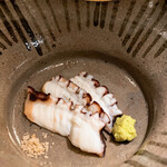 すし ふくづか - 塩茹で蛸～つめ、塩、山葵の3つの味で 