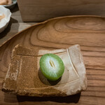 すし ふくづか - 口直しの桃の甘露煮