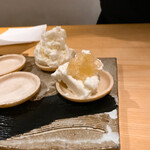 すし ふくづか - 最中に挟む前段階