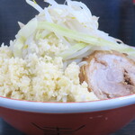 ラーメン二郎 - 小ラーメン＋野菜チョイマシニンニクマシマシ