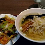 中華料理 味道 - ラーメンセット税別850円。