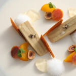 Lunch course “MENU SAISON” with carefully selected seasonal ingredients