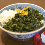 老郷 - 家での盛り付け。お店と全然違う ^^;。