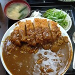 久美食堂 - 降臨！！上カツカレー大盛り！！！