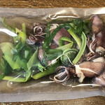 ろっかん - ホタルイカとコゴミと野カンゾウのお浸し