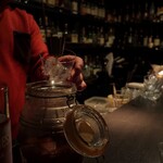 DEN - ブランデーりんご漬け？の瓶