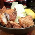 やきとり 正や - 得セットメニューのもも肉和風唐揚げ