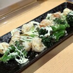 鉄板居酒屋OHANA - 海老ブロッコリマヨ