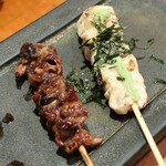 やきとり 正や - きぎも、ささみわさび