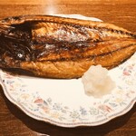 手料理　うみ野 - 鯖の開き定食　780円