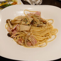 創作イタリアンちゃぶっとりあ - ベーコンときのこのペペロンチーノ