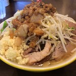 ラーメンイエロー - 【再訪】並(ニンニクマシ,あぶらマシ)