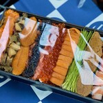 鮨 尚充 - 透明フィルムで