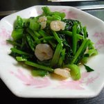 丸玉食堂 - 炒青菜（青野菜の炒め物）￥600