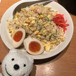 夜食屋らーめん民民 - 玉子チャーハン Egg Fried Rice at Yashokuya Ramen min-min, Yurakugai, Daiichidori！♪☆(*^o^*)