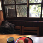 月見茶屋 - お諏訪のぼた餅