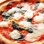 Buffola's Margherita pizza baked in a stone oven