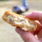 ふじや精肉店 - 自家製和牛ビーフコロッケ 断面