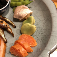 浅草じゅうろく - そら豆＆明太子