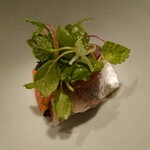 りょうりや 御旅屋 - あじの酢締め