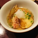 りょうりや 御旅屋 - 無花果の揚げ出し