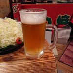 炭焼き 一本屋 - 生ビール