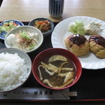 豆腐料理 田楽茶屋 - 豆腐ハンバーグ定食