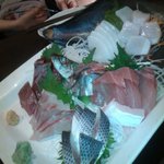 鮮魚とおばんざい 浜金 - お刺身３種盛り