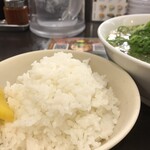 ますたにラーメン - ご飯大盛りご飯