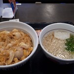 なか卯 - 親子丼+ハイカラうどん(小)