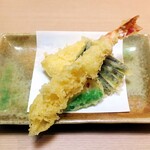 鮨処 西鶴 - 天ぷら。